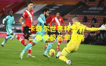 卡塔尔世界杯三十二强终极名单揭晓